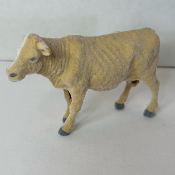 Flocked Barnyard animals with sounds cow sheep dog - Picture 4 of 6